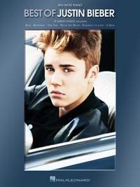 Best of Justin Bieber for Big-Note Piano