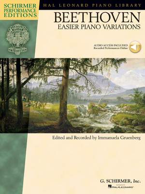 Ludwig van Beethoven: Ludwig van Beethoven - Easier Piano Variations