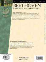 Ludwig van Beethoven: Ludwig van Beethoven - Easier Piano Variations Product Image