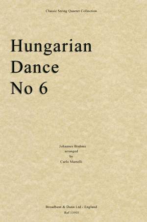 Brahms, Johannes: Hungarian Dance No. 6