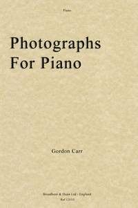 Carr, Gordon: Photographs for Piano
