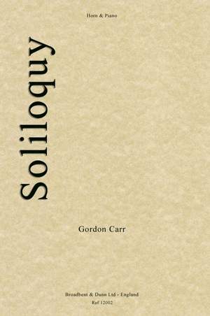 Carr, Gordon: Soliloquy