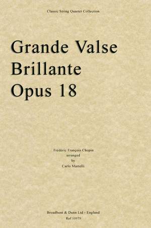 Chopin, Frédéric François: Grande Valse Brillante, Opus 18