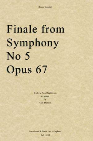 Beethoven, Ludwig Van: Finale from Symphony No. 5, Opus 67