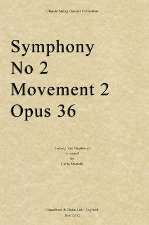 Beethoven, Ludwig Van: Symphony No. 2 Movement 2, Opus 36