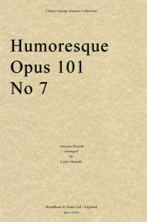 Dvořák, Antonín: Humoresque, Opus 101 No. 7