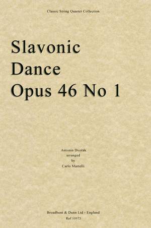 Dvořák, Antonín: Slavonic Dance, Opus 46 No. 1
