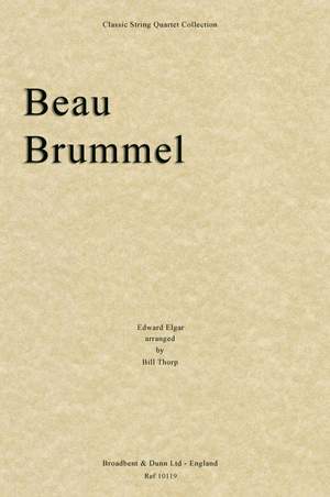 Elgar, Edward: Beau Brummel