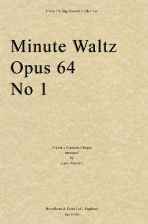 Chopin, Frédéric François: Minute Waltz, Opus 64 No. 1
