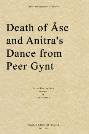 Grieg, Edvard Hagerup: Death of Åse and Anitra's Dance from Peer Gynt