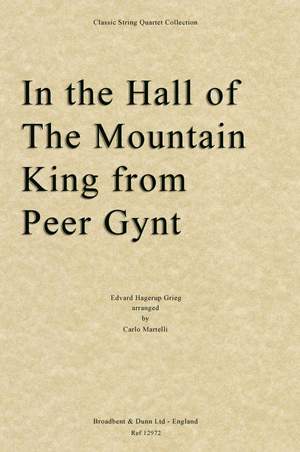 Grieg, Edvard Hagerup: In the Hall of the Mountain King from Peer Gynt