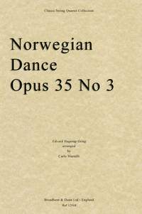 Grieg, Edvard Hagerup: Norwegian Dance, Opus 35 No. 3
