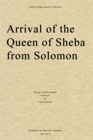 Handel, George Frideric: Arrival of the Queen of Sheba from Solomon