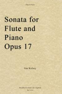 Kelsey, Jim: Sonata for Flute and Piano, Opus 17