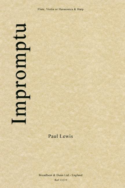 Lewis, Paul Rupert: Impromptu