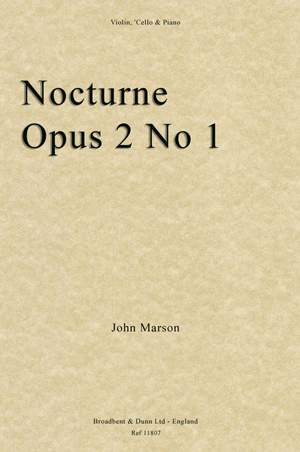 Marson, John: Nocturne, Opus 2 No. 1