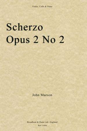 Marson, John: Scherzo, Opus 2 No. 2