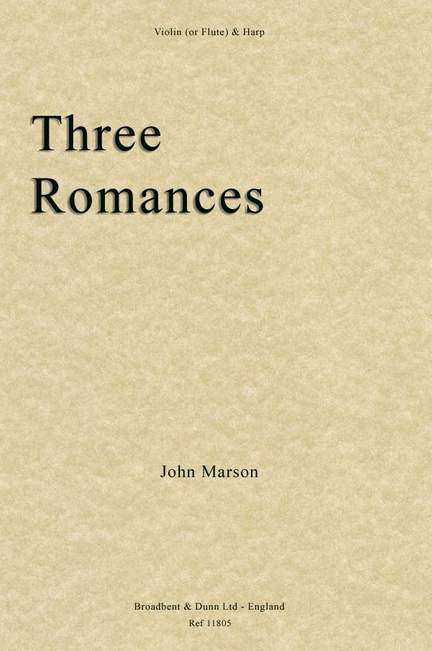 Marson, John: Three Romances