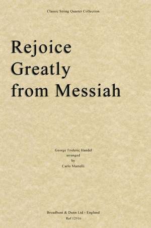Handel, George Frideric: Rejoice Greatly from Messiah