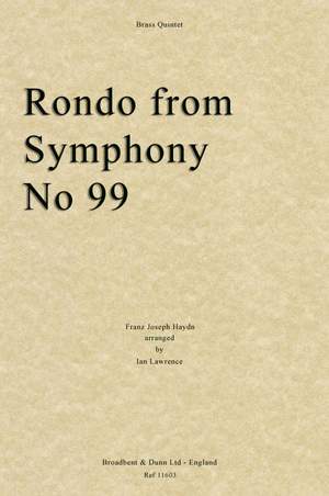Haydn, Franz Joseph: Rondo from Symphony No. 99