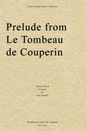 Ravel, Maurice: Prelude from Le Tombeau de Couperin