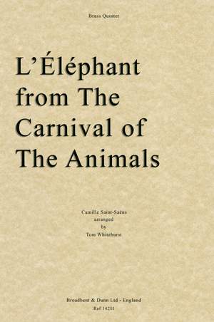 Saint-Saëns, Camille: L'Elephant from The Carnival of The Animals