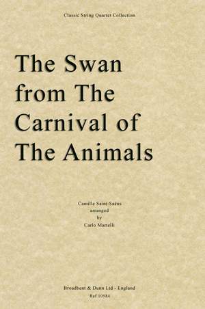 Saint-Saëns, Camille: The Swan from The Carnival of the Animals