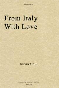 Sewell, Dominic: From Italy, With Love