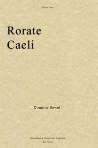 Sewell, Dominic: Rorate Caeli