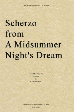 Mendelssohn, Felix: Scherzo from A Midsummer Night's Dream