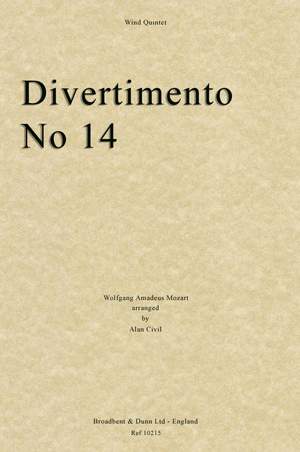 Mozart, Wolfgang Amadeus: Divertimento No. 14, K270