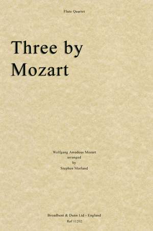 Mozart, Wolfgang Amadeus: Three by Mozart
