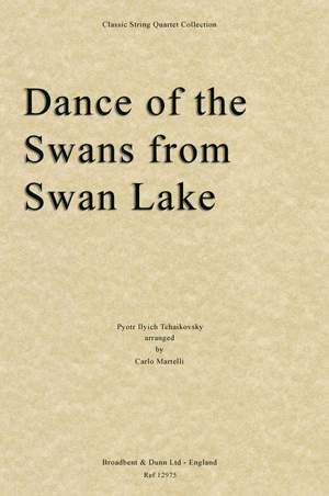 Tchaikovsky, Pyotr Ilyich: Dance of the Swans from Swan Lake