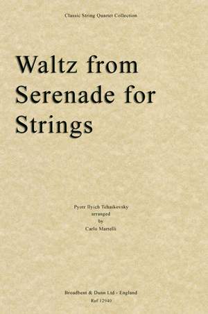 Tchaikovsky, Pyotr Ilyich: Waltz from Serenade for Strings