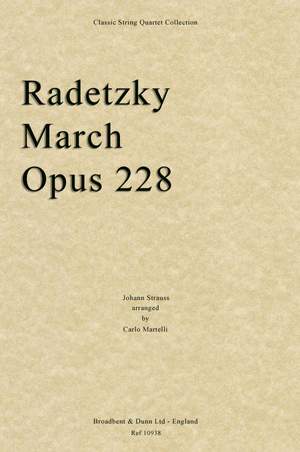 Strauss, Johann: Radetzky March, Opus 228