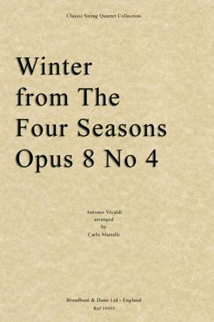 Vivaldi, Antonio: Winter from The Four Seasons, Opus 8 No. 4