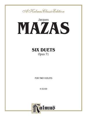 Jacques Mazas: Six Duets, Op. 71