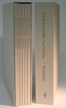 Gesualdo di Venosa, Carlo: Madrigals (in six volumes in a slip case)