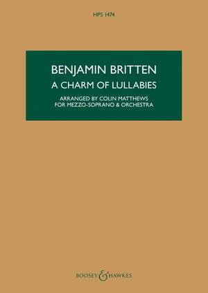Britten: A Charm of Lullabies op. 41 HPS 1474