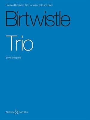Birtwistle: Trio