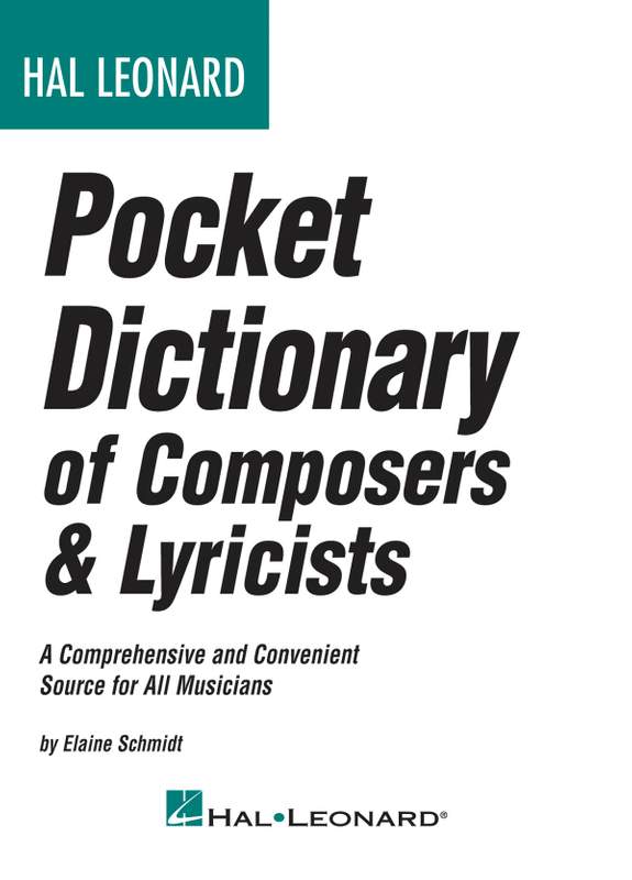 The New Harvard Dictionary of Music (4th Edition) | Presto Music