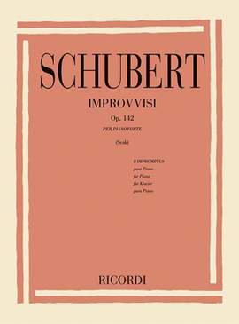 Franz Schubert: 8 Impromptus Op 142 per Pianoforte
