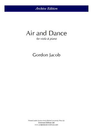 Jacob, Gordon: Air & Dance
