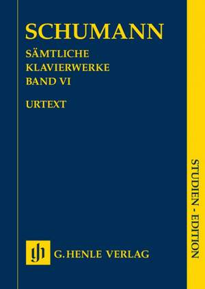 Schumann, R: Complete Piano Works Volume 6