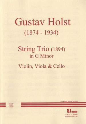 Gustav Holst: String Trio (1894)