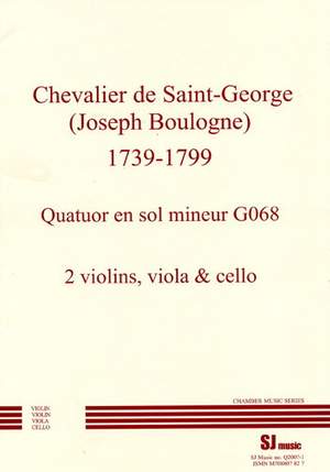 Chevalier de Saint-George (Joseph Boulogne): Quartet in G minor (G068)
