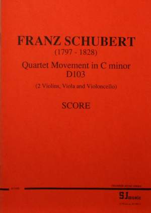 Franz Schubert: Quartet Movement D103