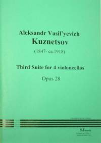 Aleksandr Kuznetsov: Third Suite for 4 cellos Op. 28