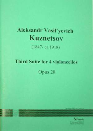 Aleksandr Kuznetsov: Third Suite for 4 cellos Op. 28