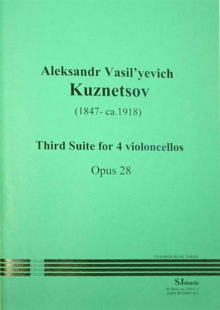 Aleksandr Kuznetsov: Third Suite for 4 cellos Op. 28